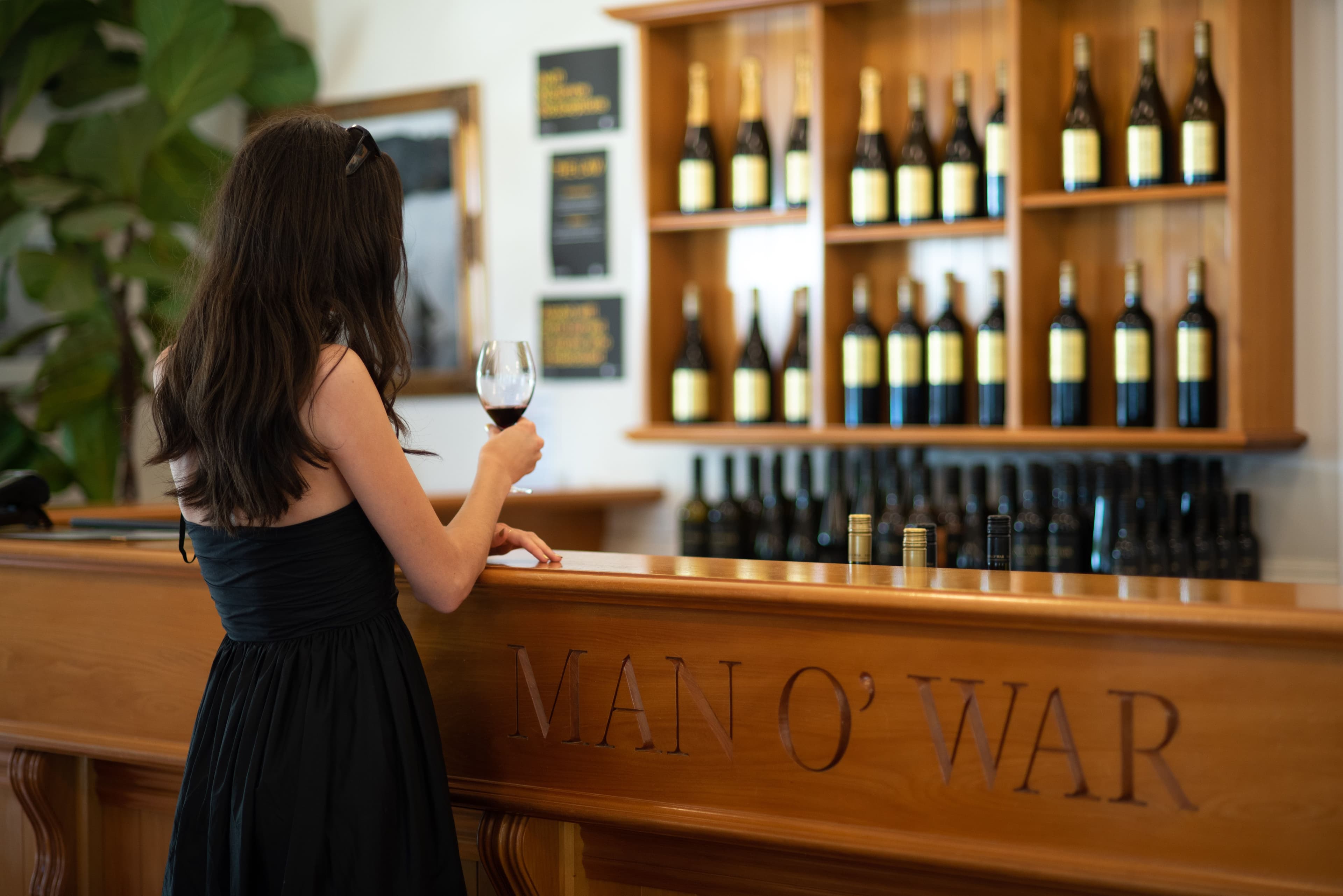 The tasting room at Man O’ War on Waiheke Island